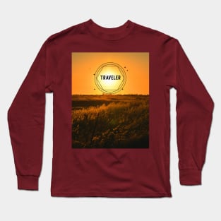 Traveler-Field sunset edition Long Sleeve T-Shirt